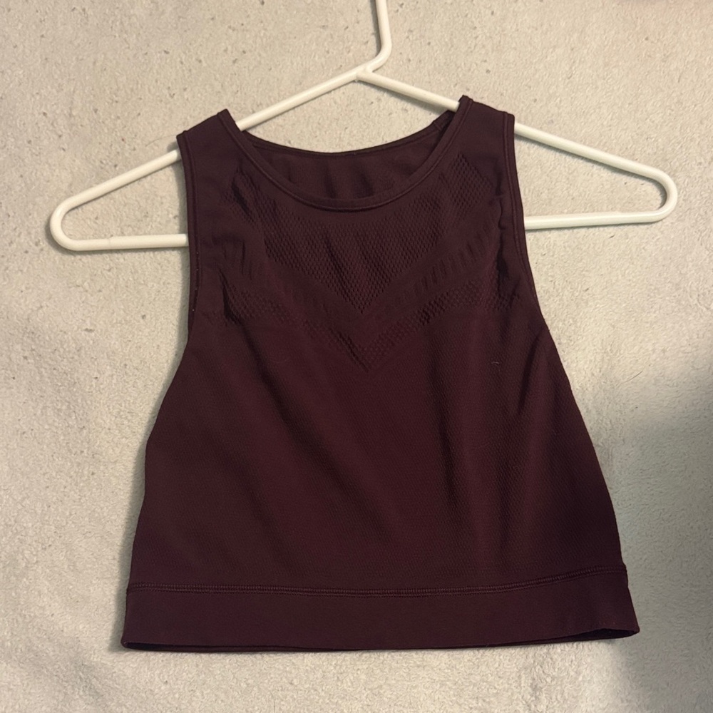 Lululemon Burgundy Tank Top
